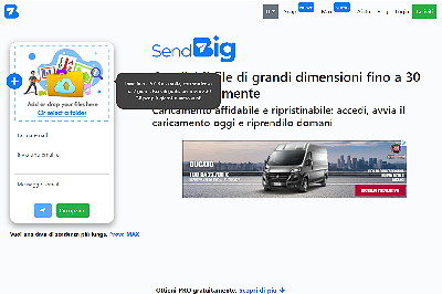 Send Big condivisione file grossi dimensioni