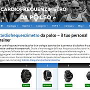 Cardiofrequenzimetro da polso