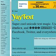 Testo grassetto e corsivo su facebook - Yaytext