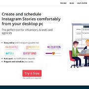 Creare storie Instagram sul pc - Storrito