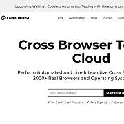 Lambdatest browser test per siti web