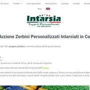 Intarsia zerbini personalizzati